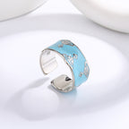 Zarte handwerkliche Ring