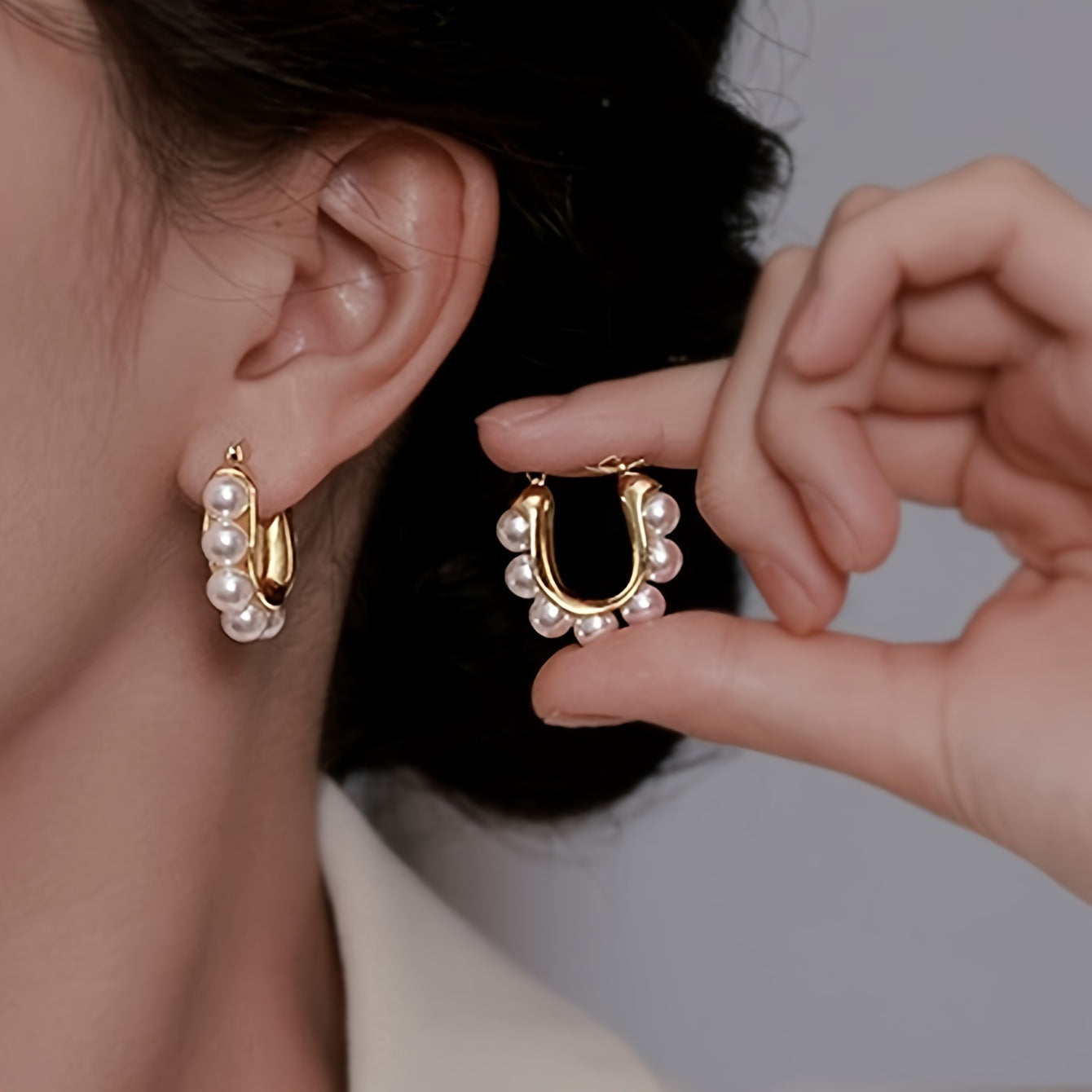 Romantische Perlen Ohrring für besondere Momente