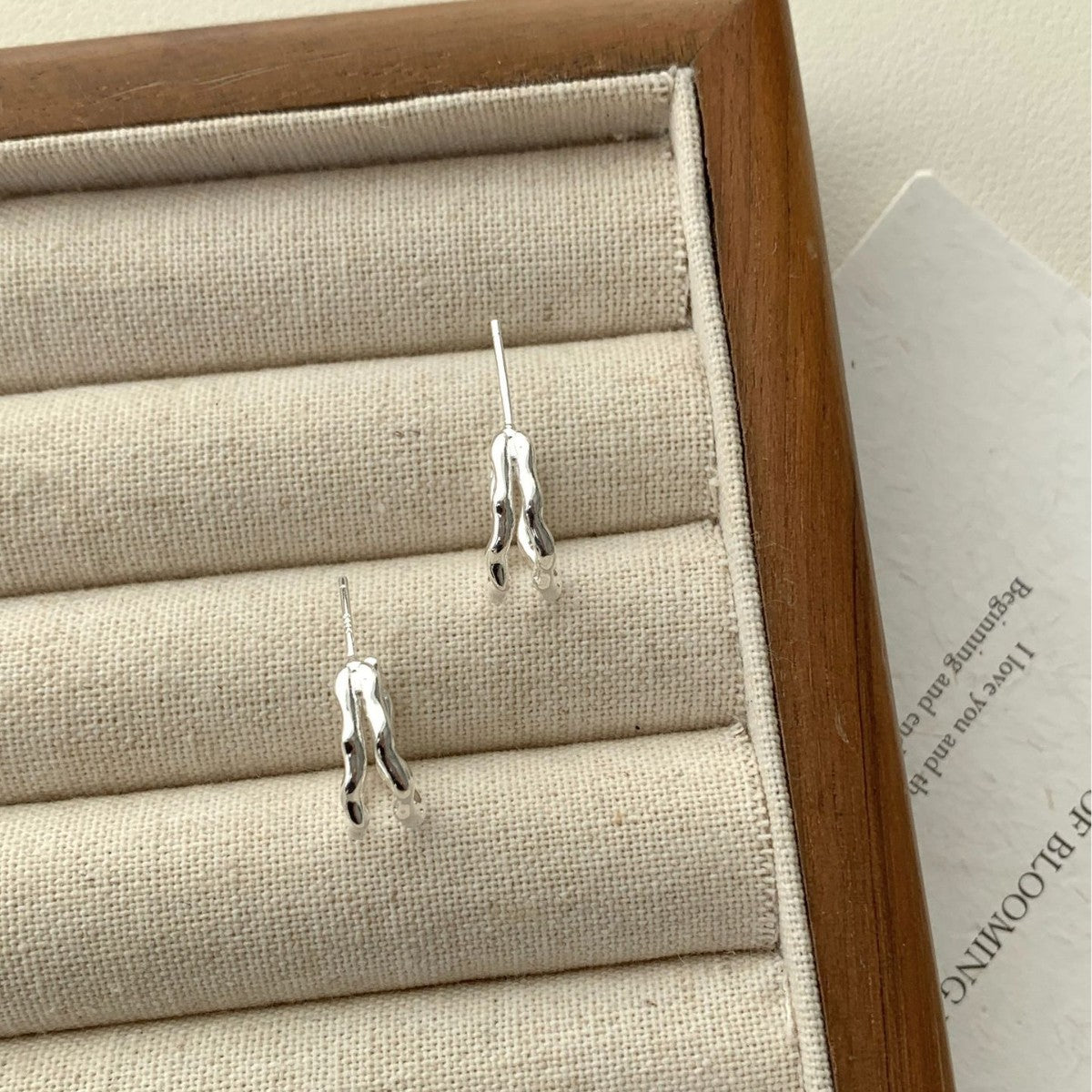 Handgefertigte Vintage Ohrring