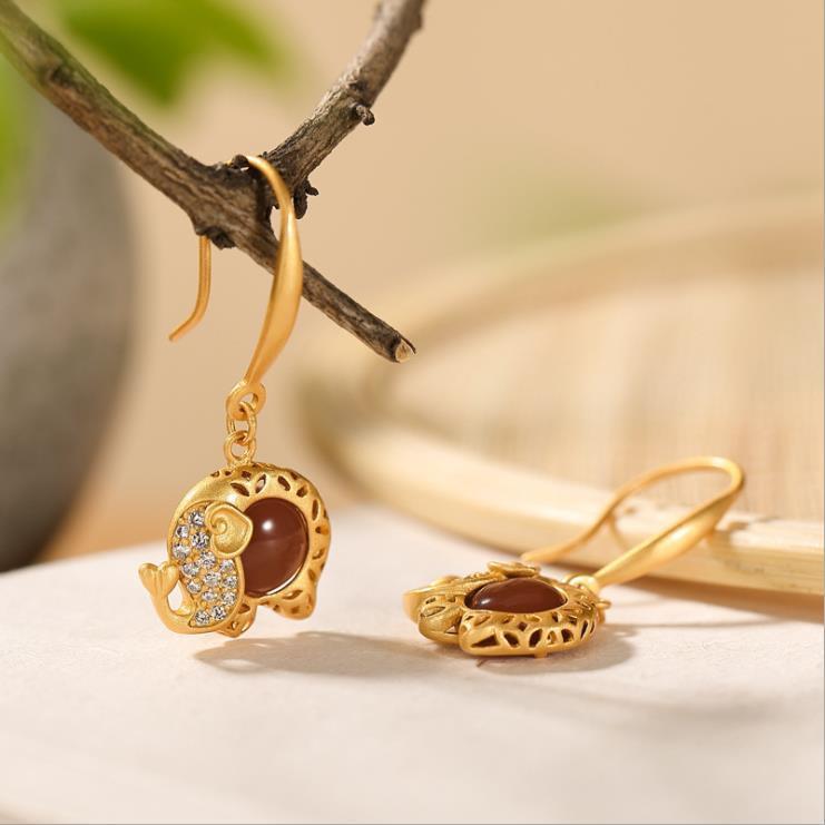 Atemberaubende Gold Ohrring für den Alltag