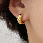 Atemberaubende Gold Ohrring für den Alltag