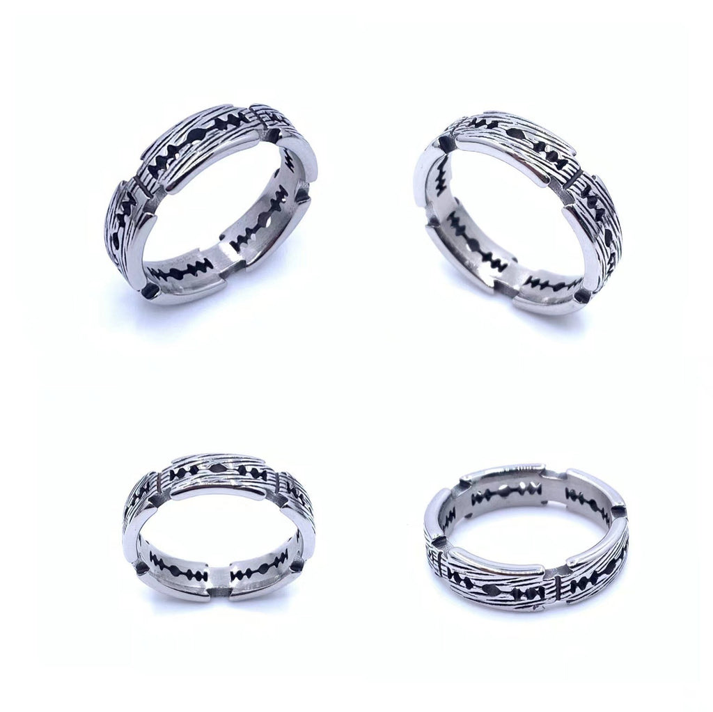 Zarte handwerkliche Ring