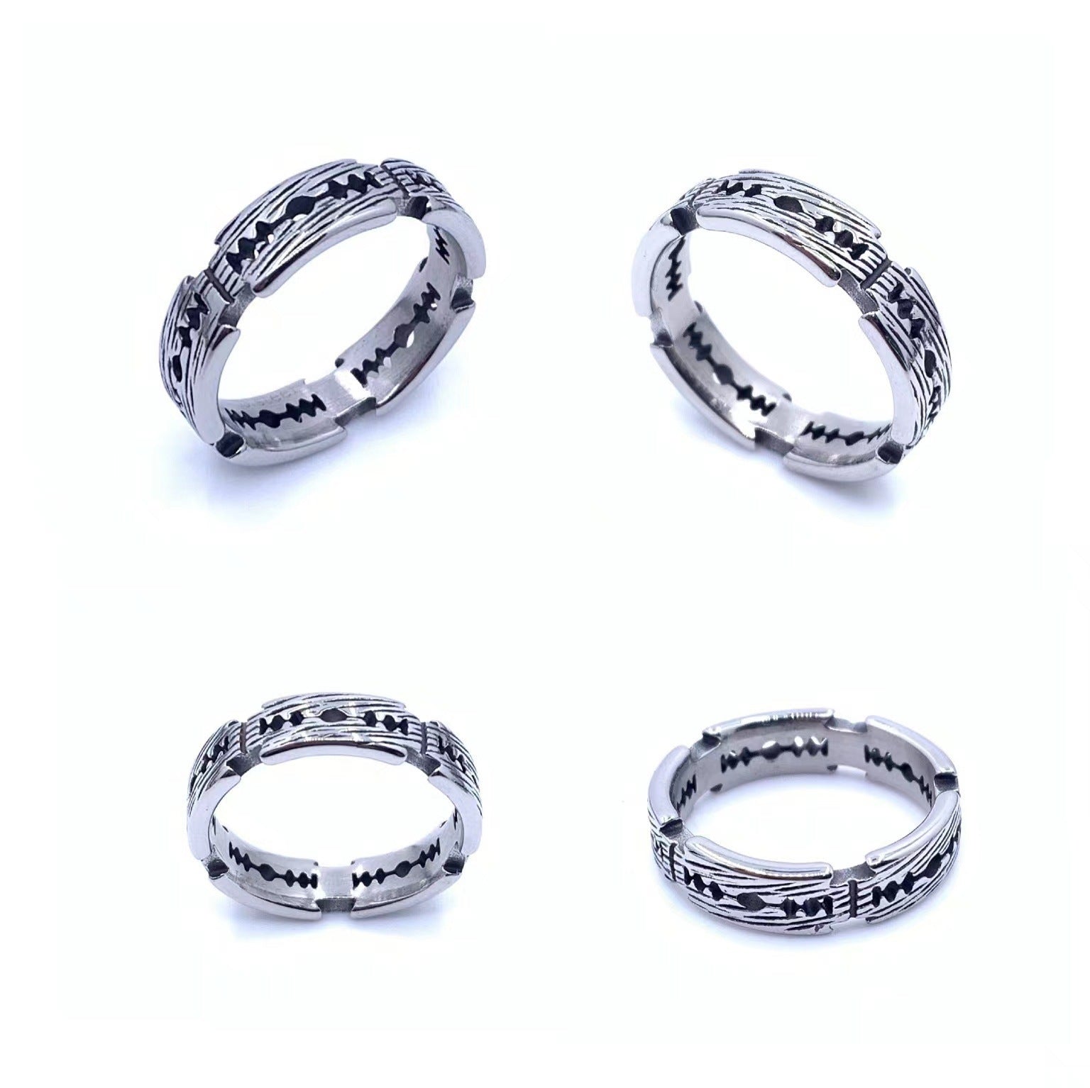 Zarte handwerkliche Ring