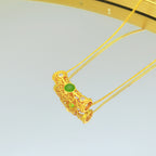 Schöne Silber Halskette mit einzigartigem Stil