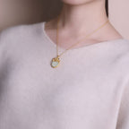 Schöne Silber Halskette mit einzigartigem Stil