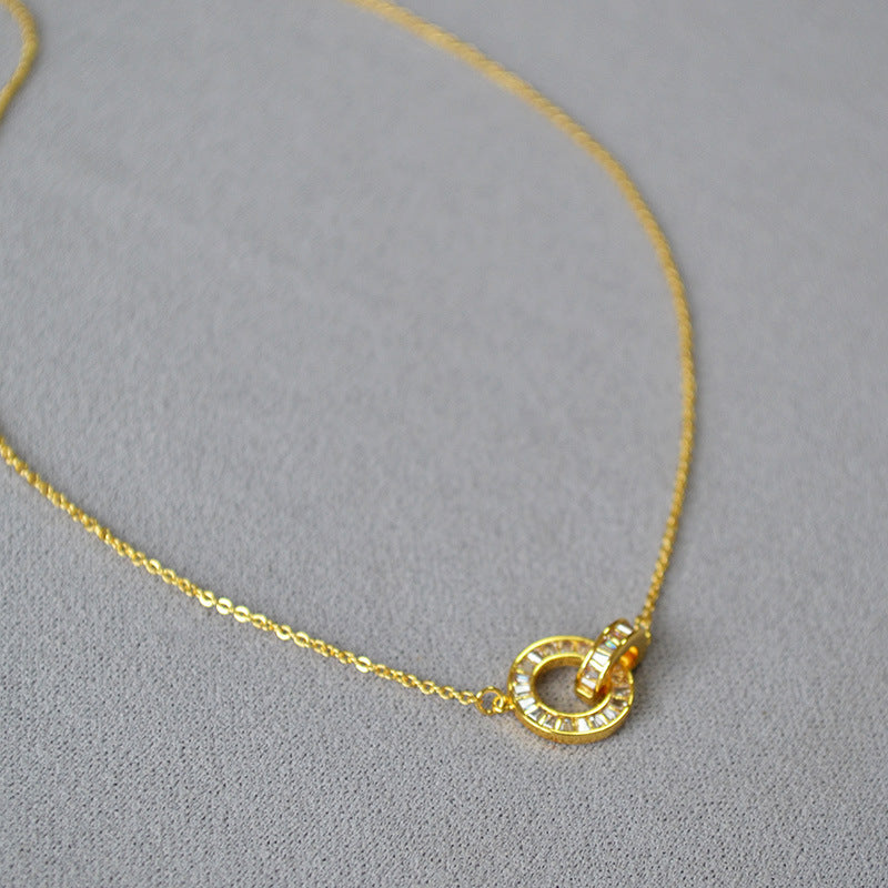 Romantische Gold Halskette für besondere Momente