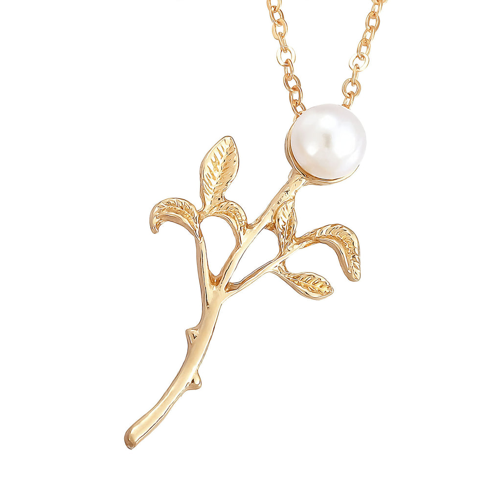 Zarte handwerkliche Perlen Halskette