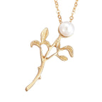 Zarte handwerkliche Perlen Halskette