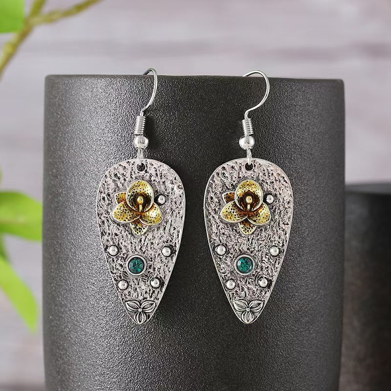 Zarte handwerkliche Perlen Ohrring