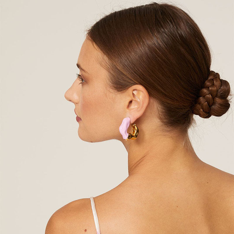 Atemberaubende Gold Ohrring für den Alltag