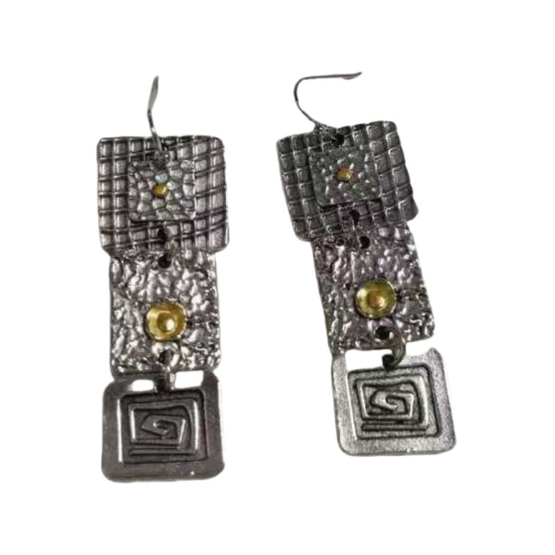 Handgefertigte Vintage Ohrring