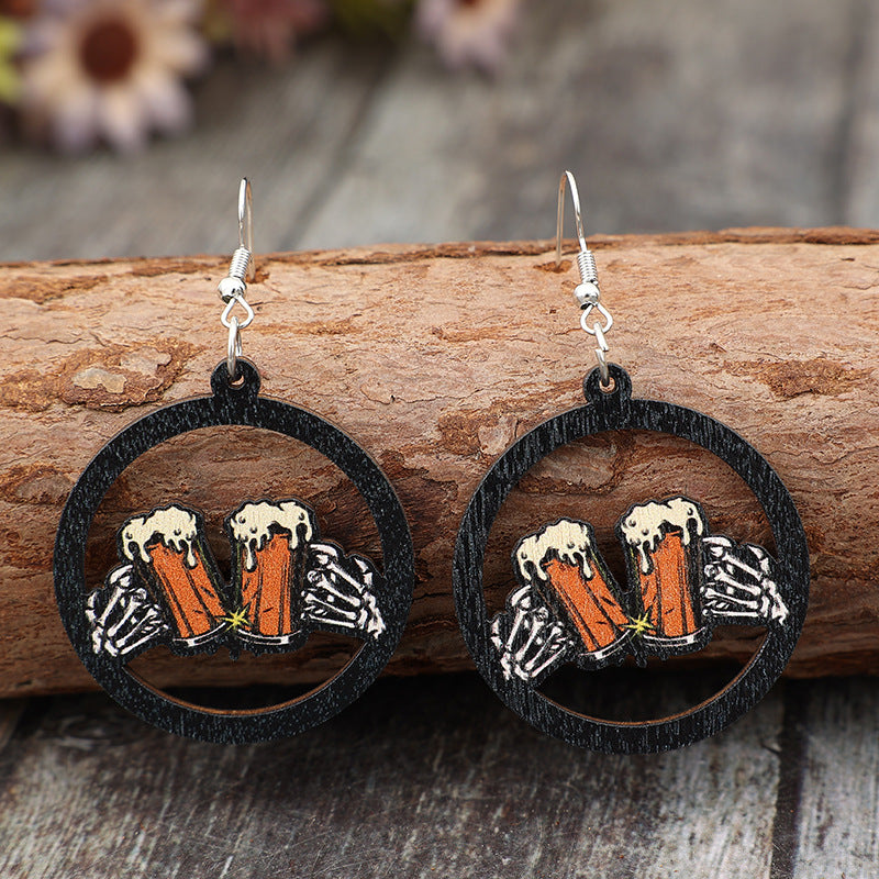 Zarte handwerkliche Ohrring