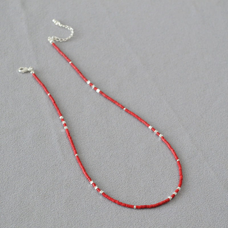 Schöne Silber Halskette mit einzigartigem Stil