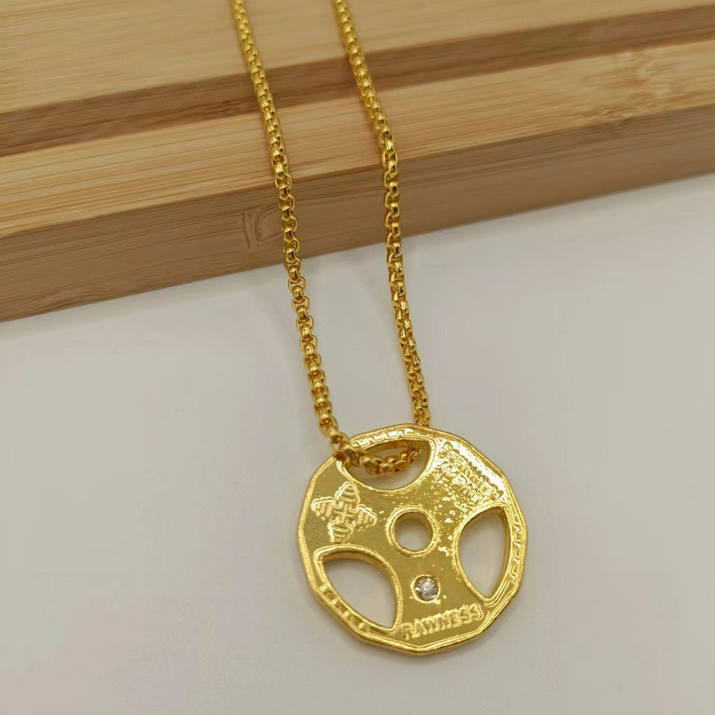 Zarte handwerkliche Halskette