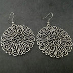 Handgefertigte Vintage Silber Ohrring