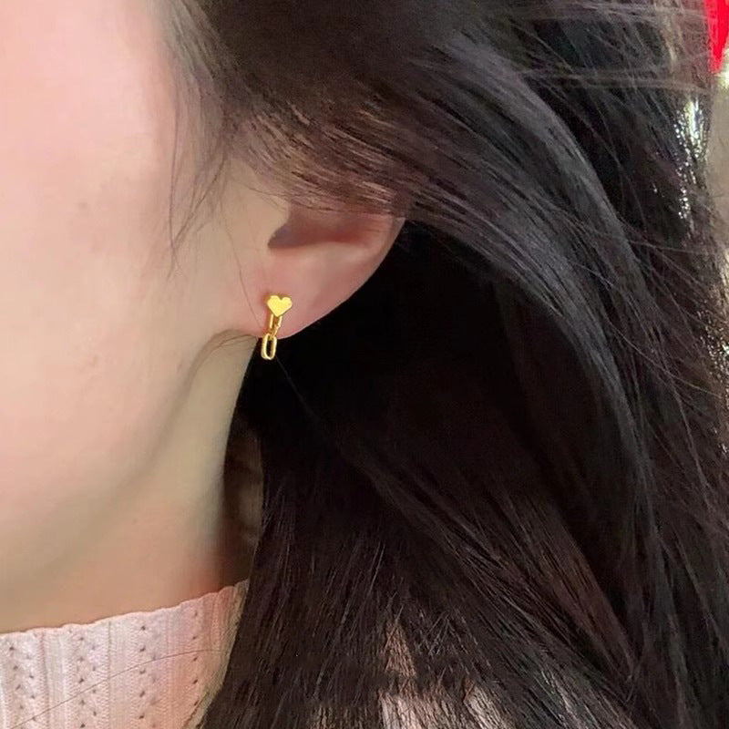 Atemberaubende Gold Ohrring für den Alltag