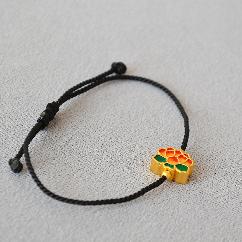 Handgefertigte Vintage Gold Armband