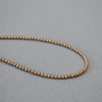 Zarte handwerkliche Perlen Halskette