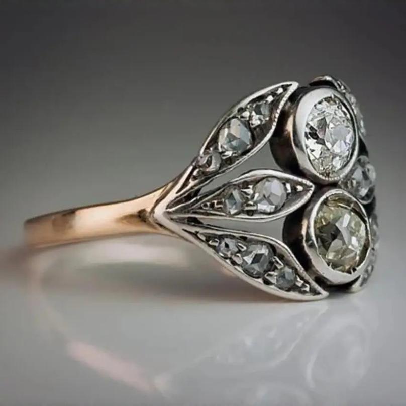 Handgefertigte Vintage Silber Ring