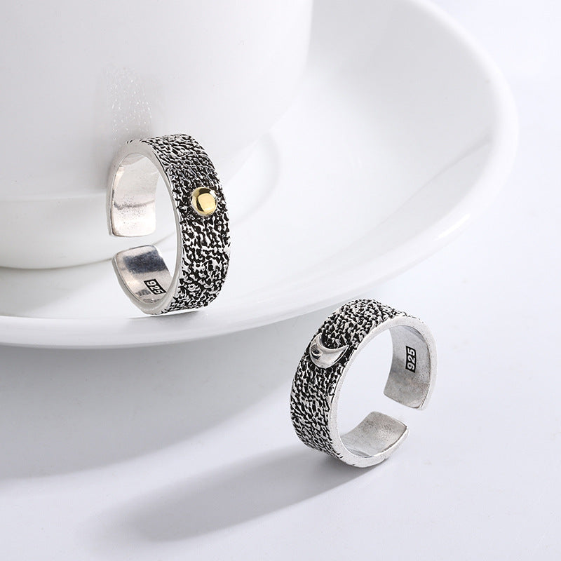 Schöne Silber Ring mit einzigartigem Stil