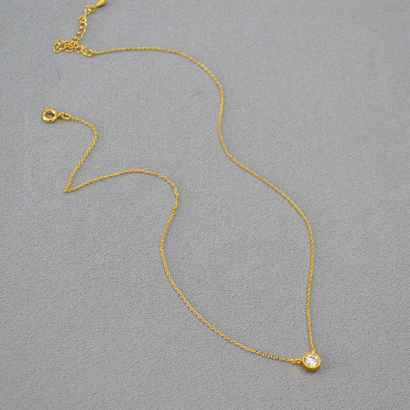 Romantische Gold Halskette für besondere Momente