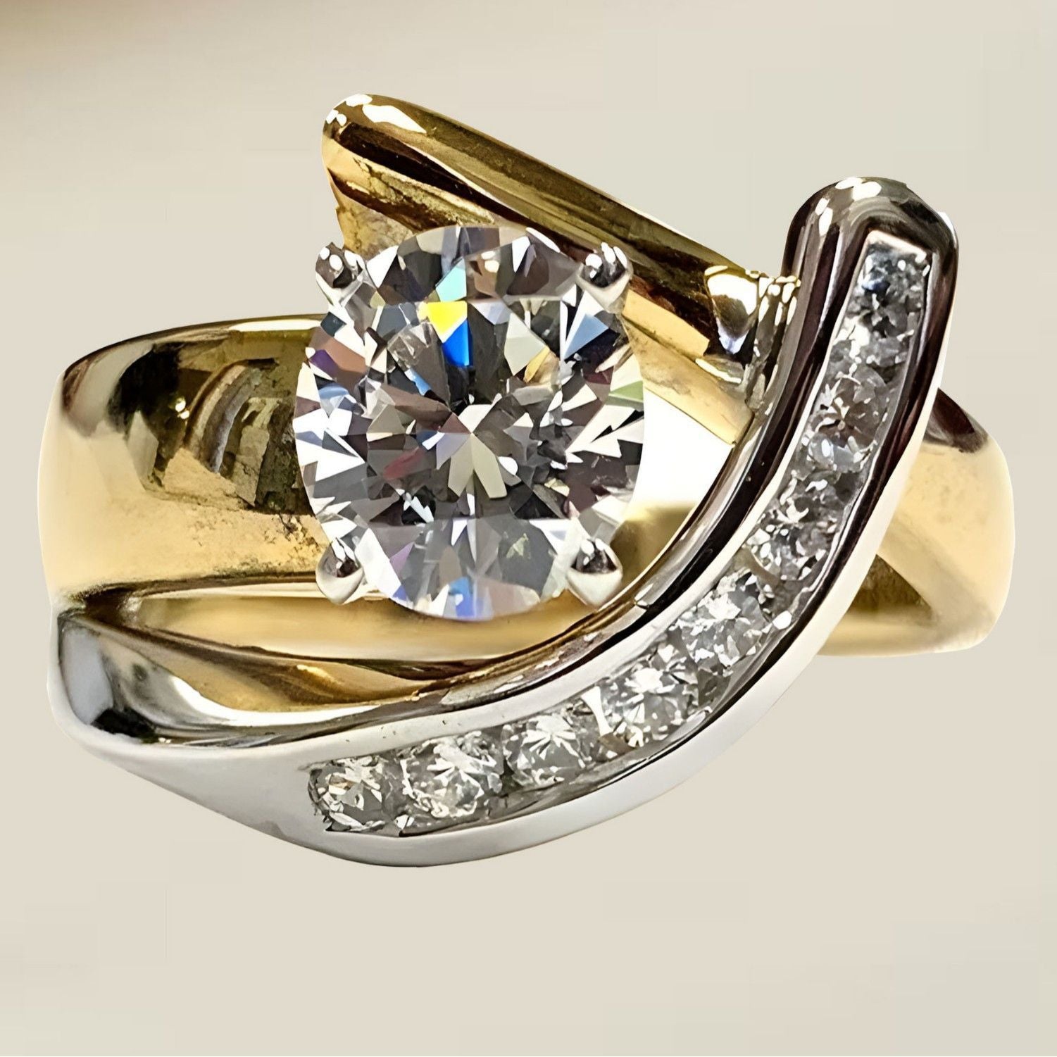 Atemberaubende Gold Ring für den Alltag