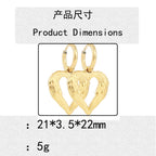 Charmante Gold Ohrring für jeden Anlass