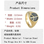 Schöne Ring mit einzigartigem Stil