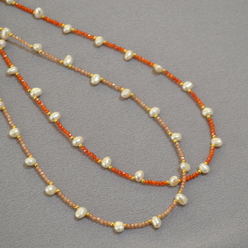 Romantische Perlen Halskette für besondere Momente