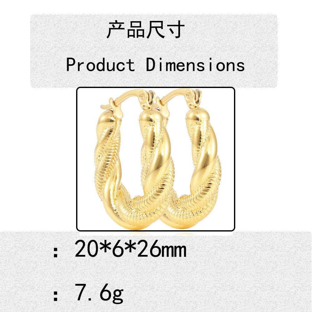 Elegante Gold Ohrring für jeden Anlass