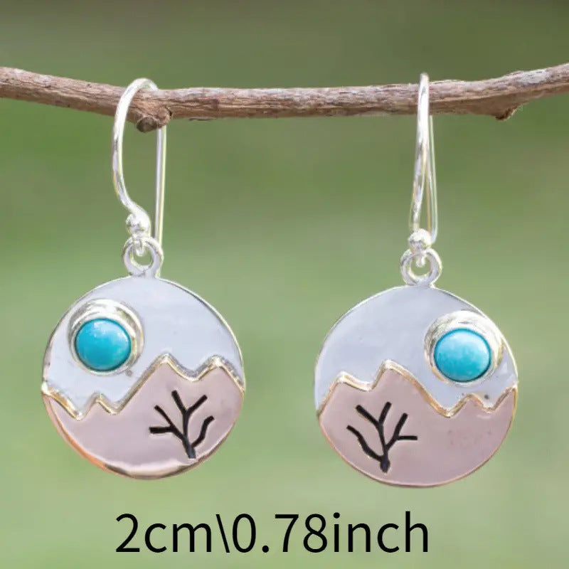 Zarte handwerkliche Ohrring