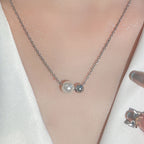 Zarte handwerkliche Perlen Halskette