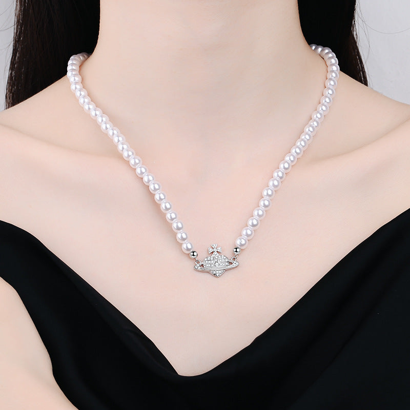Romantische Perlen Halskette für besondere Momente