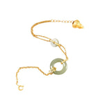 Zarte handwerkliche Silber Armband