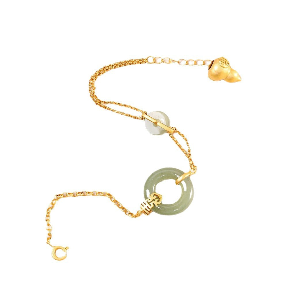 Zarte handwerkliche Silber Armband