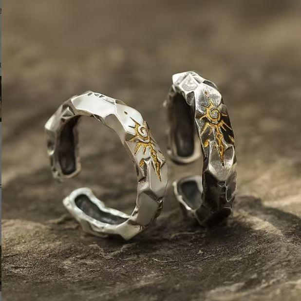 Handgefertigte Vintage Gold Ring