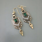 Zarte handwerkliche Ohrring