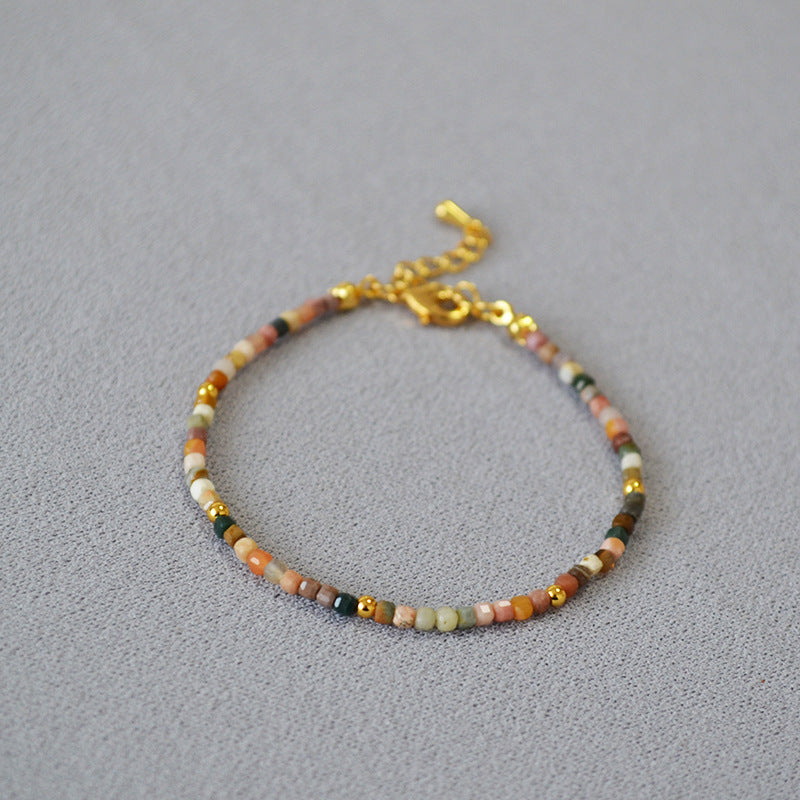 Zarte handwerkliche Gold Armband