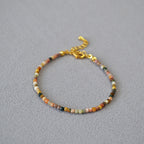 Zarte handwerkliche Gold Armband