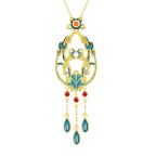 Schöne Silber Halskette mit einzigartigem Stil