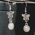 Handgefertigte Vintage Silber Ohrring