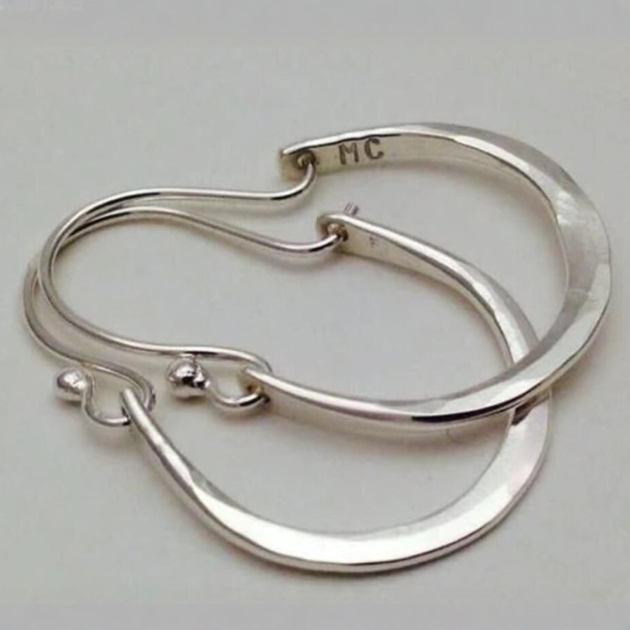 Klassische Silber Ohrring mit zeitloser Eleganz