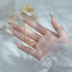 Handgefertigte Vintage Gold Armband