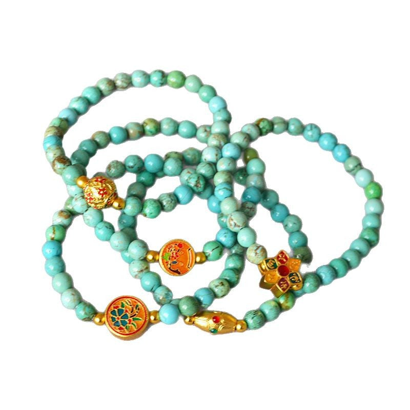 Zarte handwerkliche Gold Armband