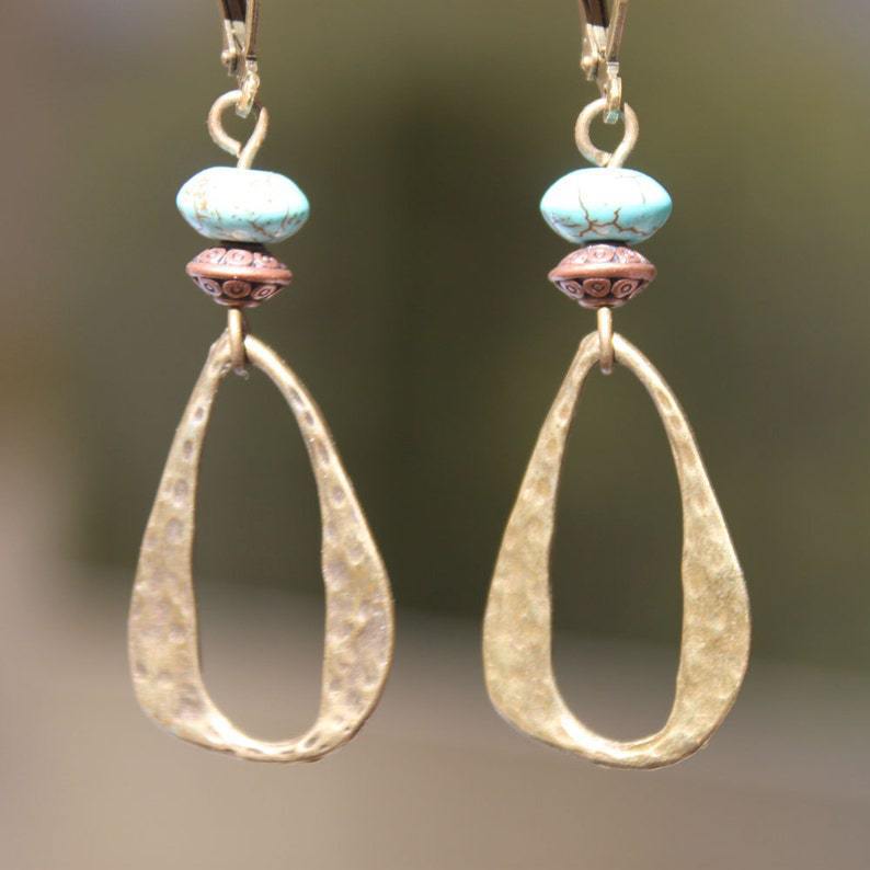 Handgefertigte Vintage Ohrring