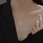 Schöne Perlen Halskette mit einzigartigem Stil