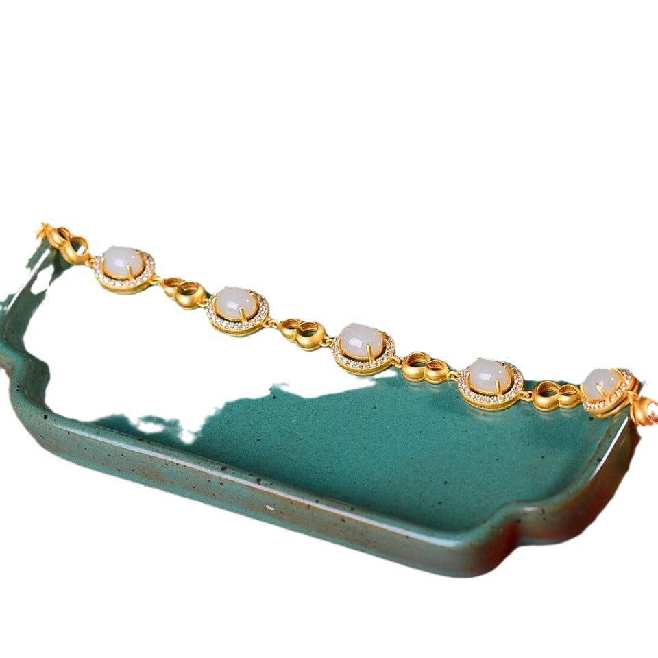 Handgefertigte Vintage Silber Armband