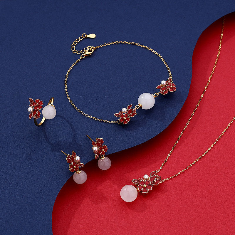 Romantische Silber Halskette für besondere Momente