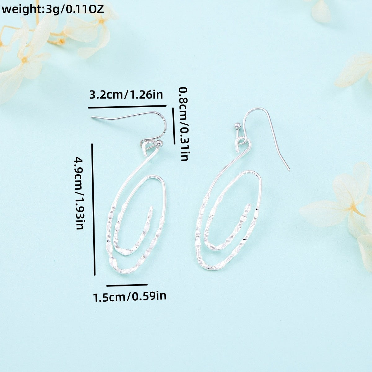 Atemberaubende Ohrring für den Alltag