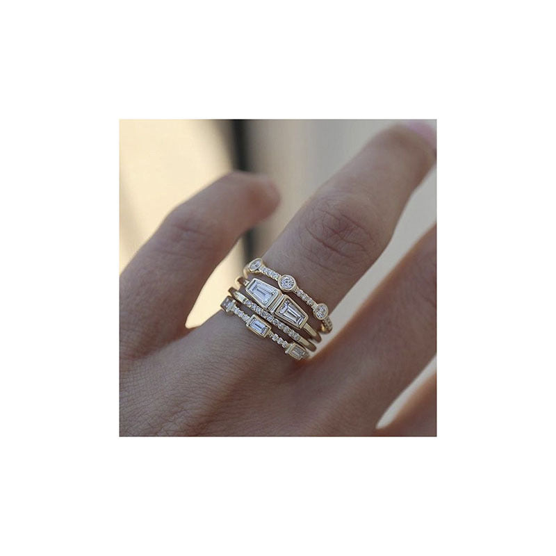 Charmante Gold Ring für jeden Anlass